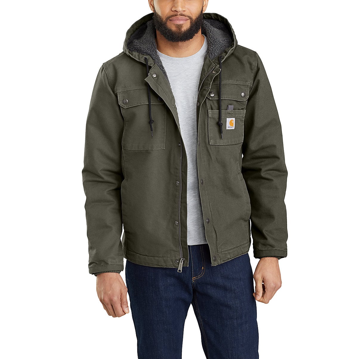 Giacca Duck Sherpa verde