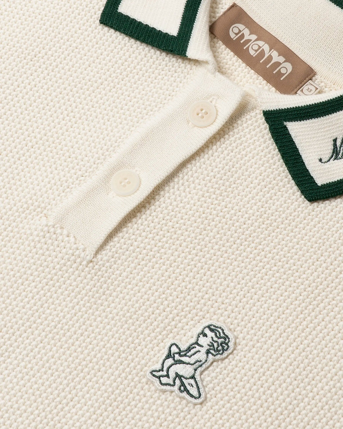 Polo Ementa in maglia crema