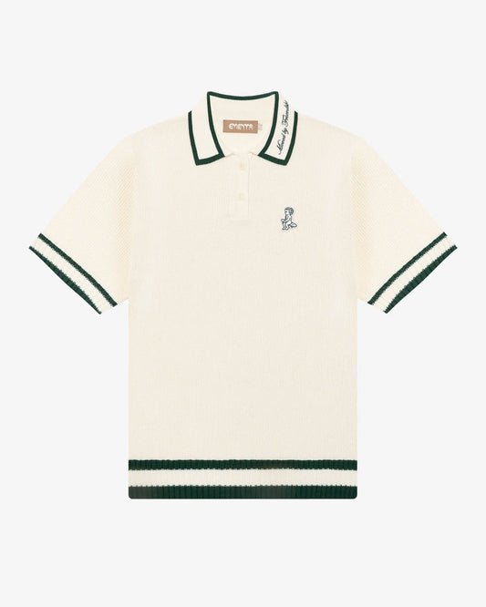 Polo Ementa in maglia crema