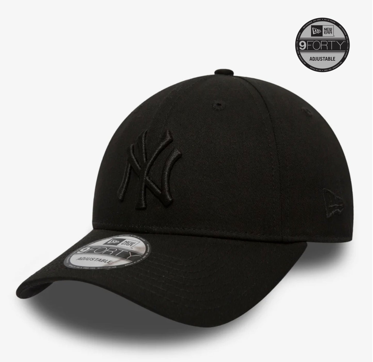 Cappellino 9FORTY New York Yankees regolabile nero/nero