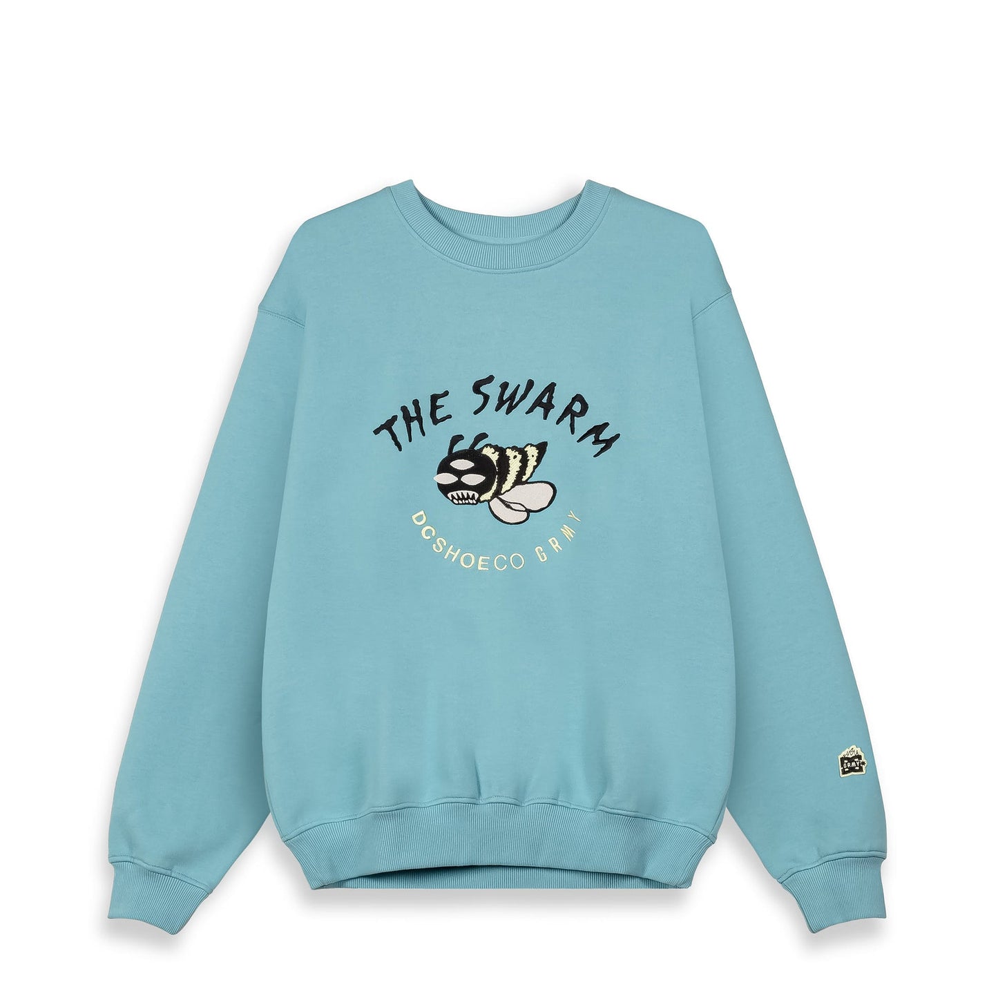 Felpa The Swarm Dc Shoes X Grimey girocollo celeste