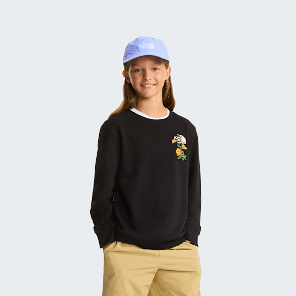Felpa Flora The north face girocollo nero - 6/20 ANNI