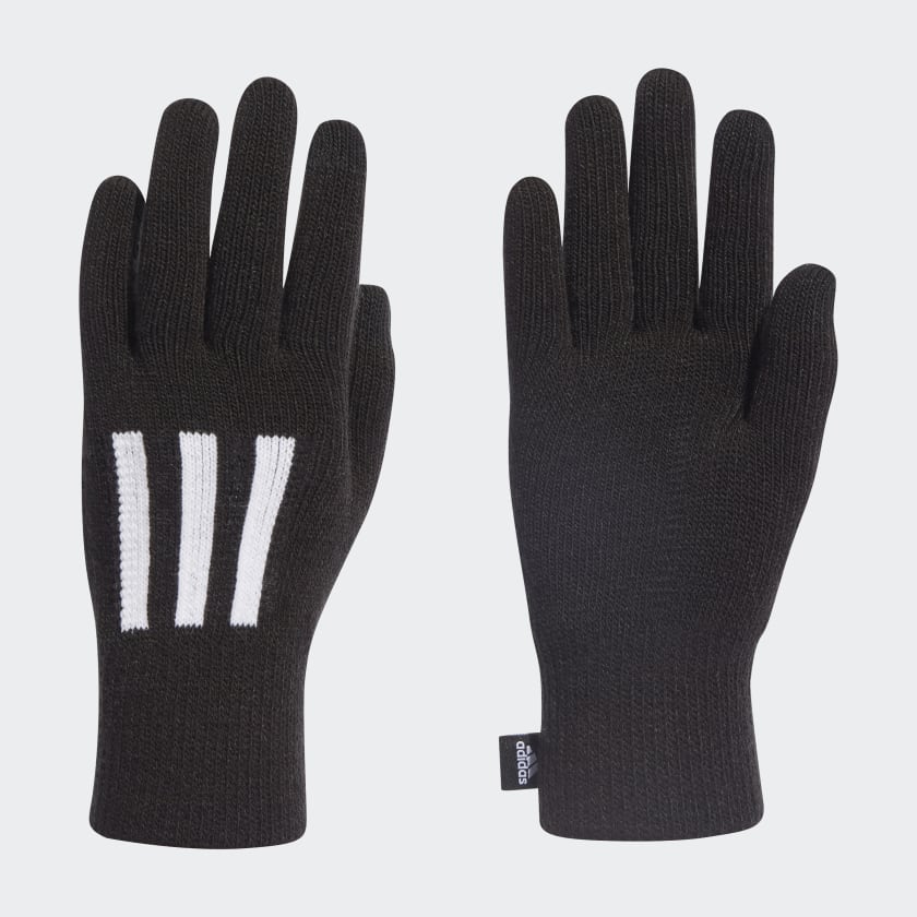 Guanti 3-Stripes Conductive nero