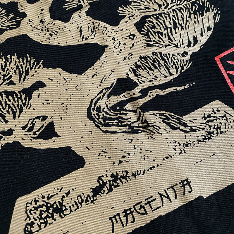T-shirt Bonsai nero