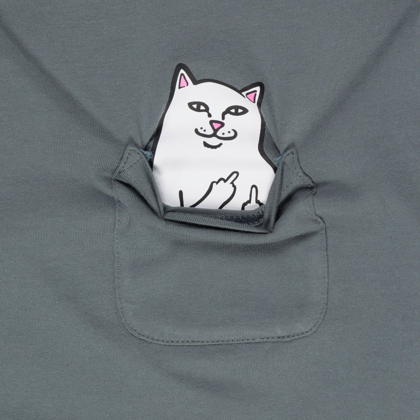 T-Shirt Nermal crop grigio scuro