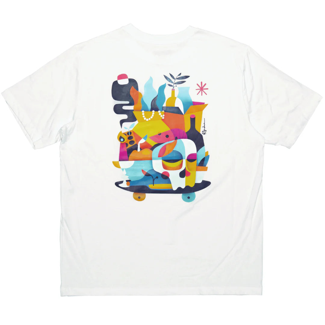 T-Shirt Vanitas bianco