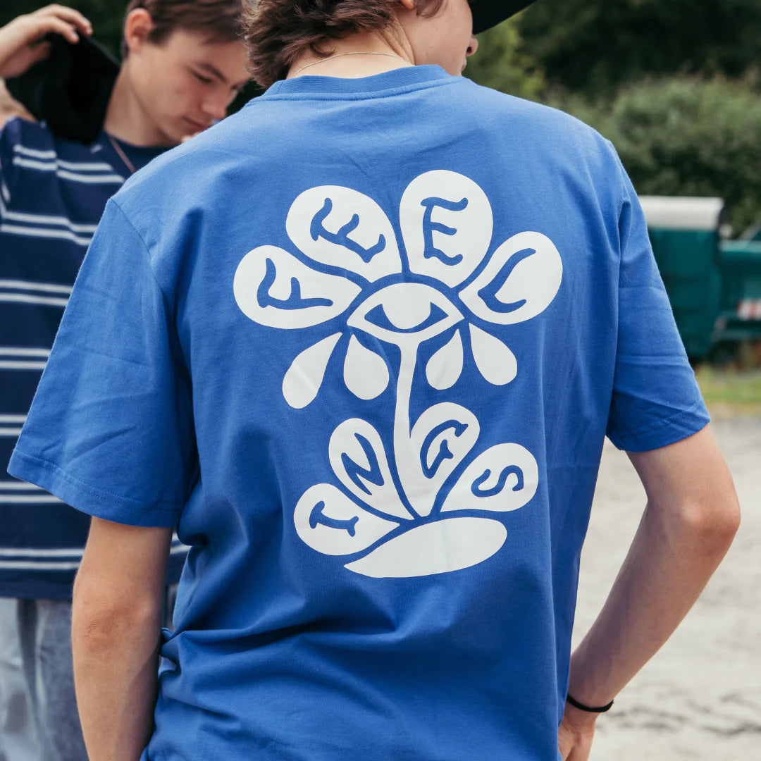 T-Shirt Tears blu