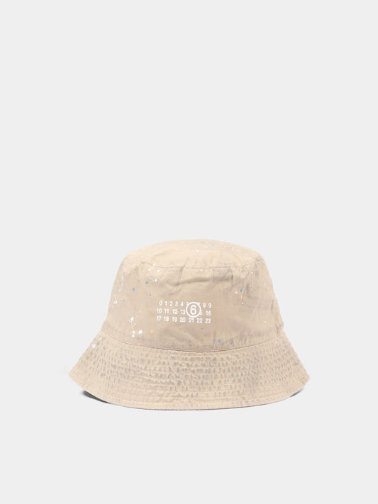Cappellino Cloche MM6 sabbia