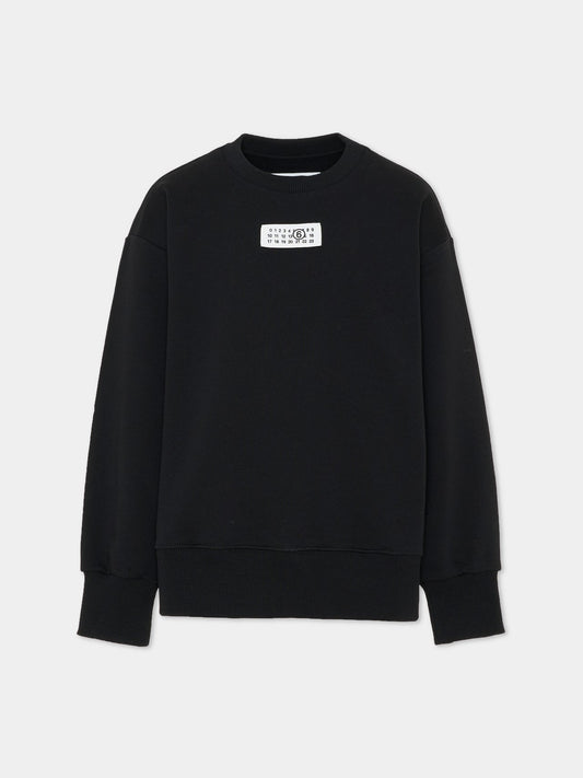 Felpa Maison Margiela girocollo nero