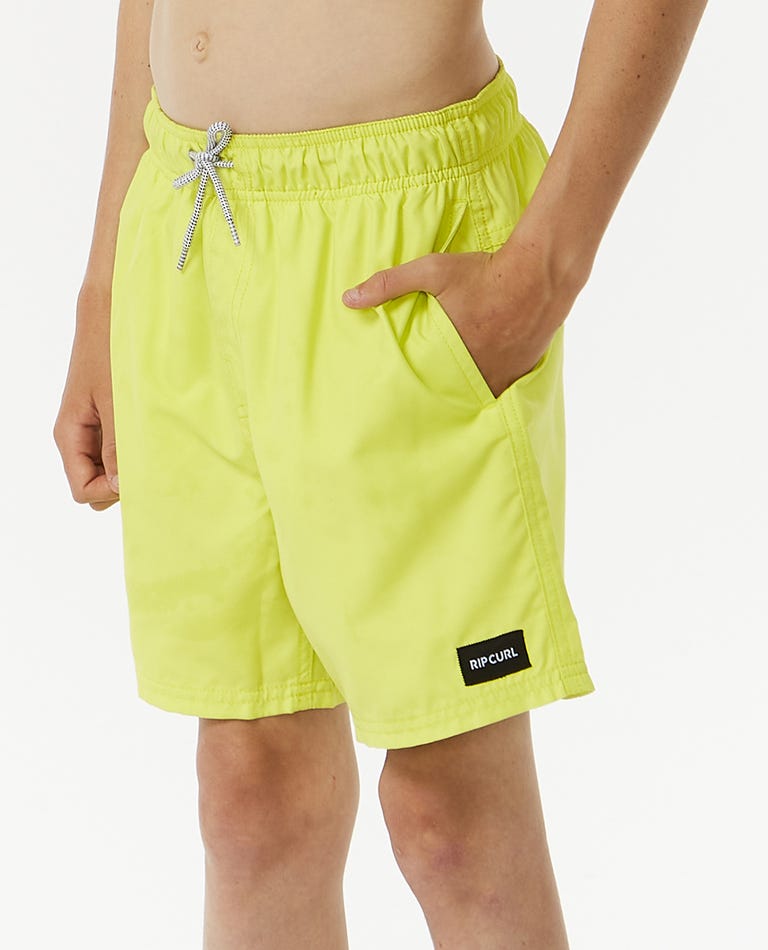 Pantaloncini Offset volley boy giallo fluo - 8/12 ANNI