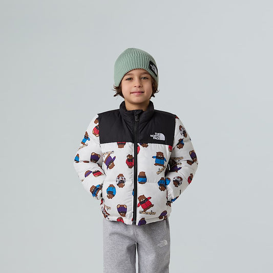 Giacca 1996 retro con cappuccio bianco con orsetti - 7 ANNI