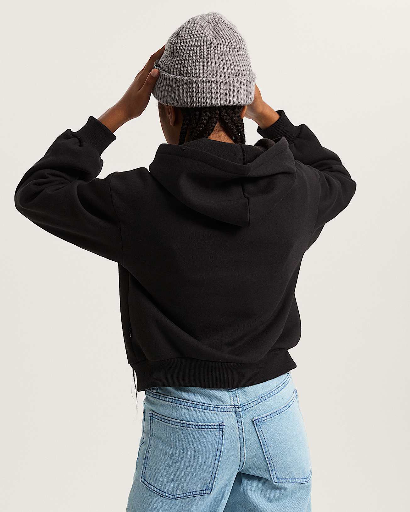 Felpa Shining full zip con cappuccio nero - 8/16 ANNI