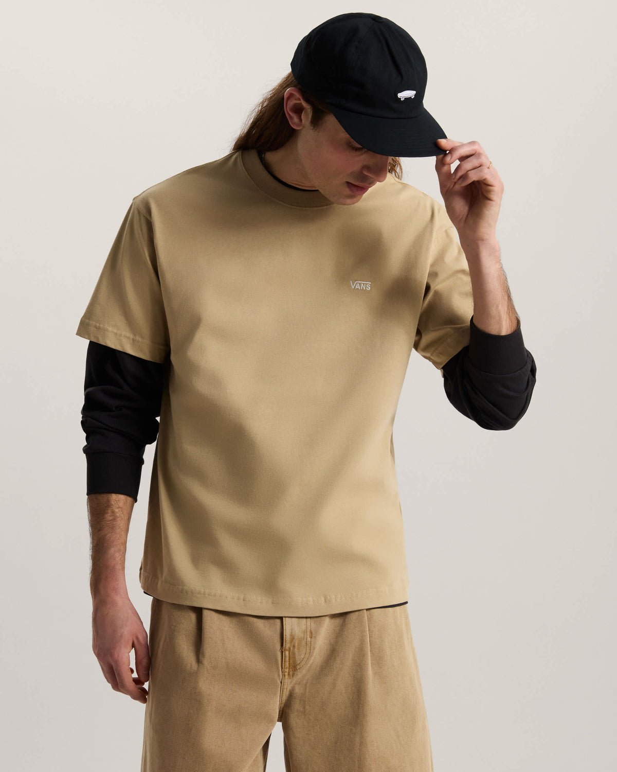 T-shirt Vans beige