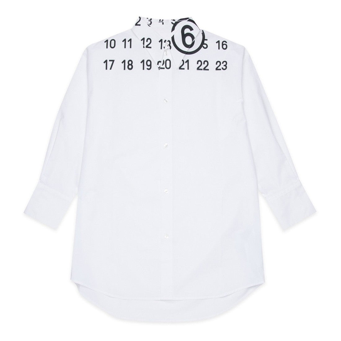 Camicia lunga Maison Margiela bianco