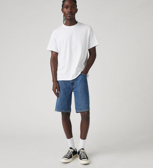 Pantaloncini Levi's® 454 in denim blu