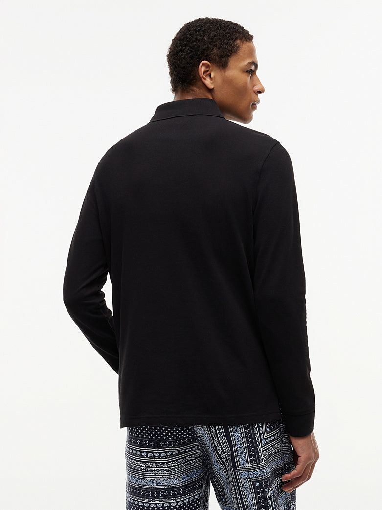 Polo a maglioncino Tommy regular nero