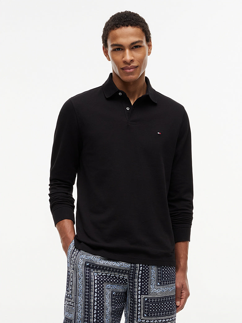 Polo a maglioncino Tommy regular nero