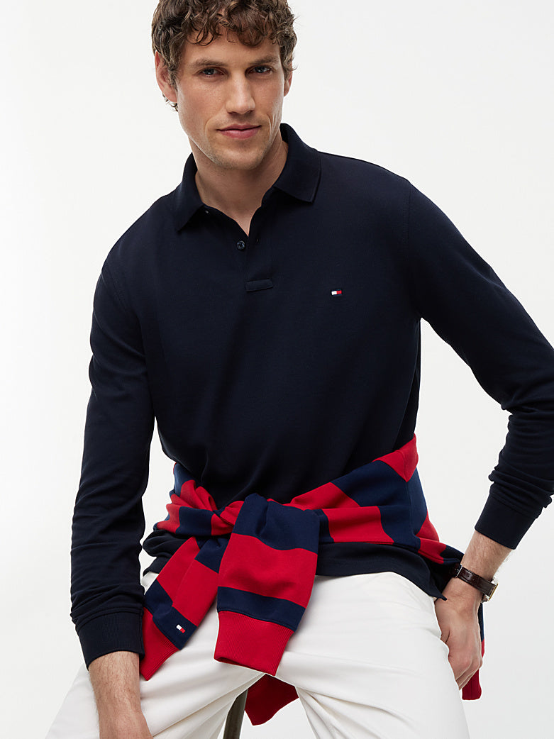 Polo a maglioncino Tommy regular blu