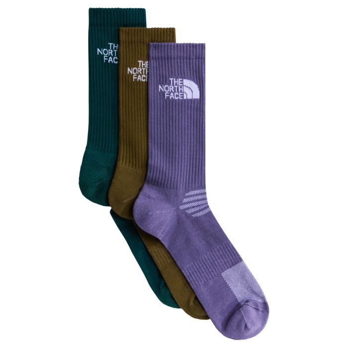 Calza The north face lilla/verdepetrolio/verdone - 3 paia