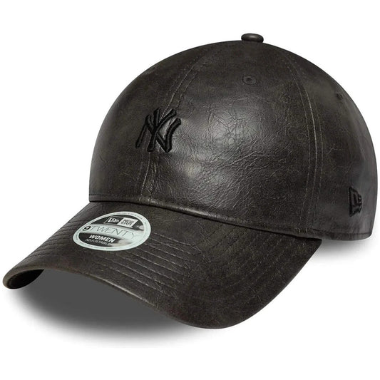 Cappellino 9TWENTY pelle nero