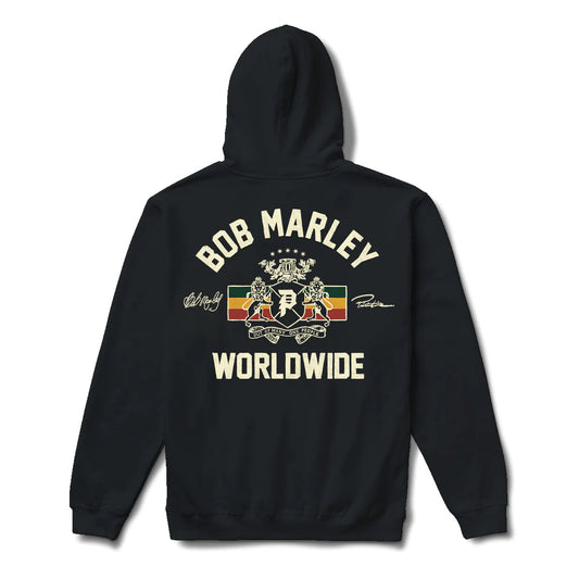 Felpa Heritage x Bob Marley con cappuccio nero