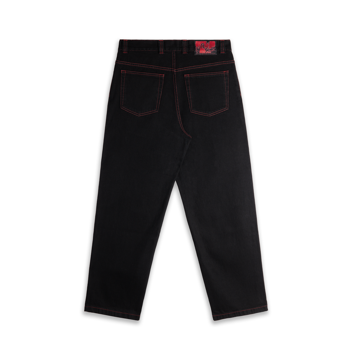 Jeans Apocalypse nero/rosso