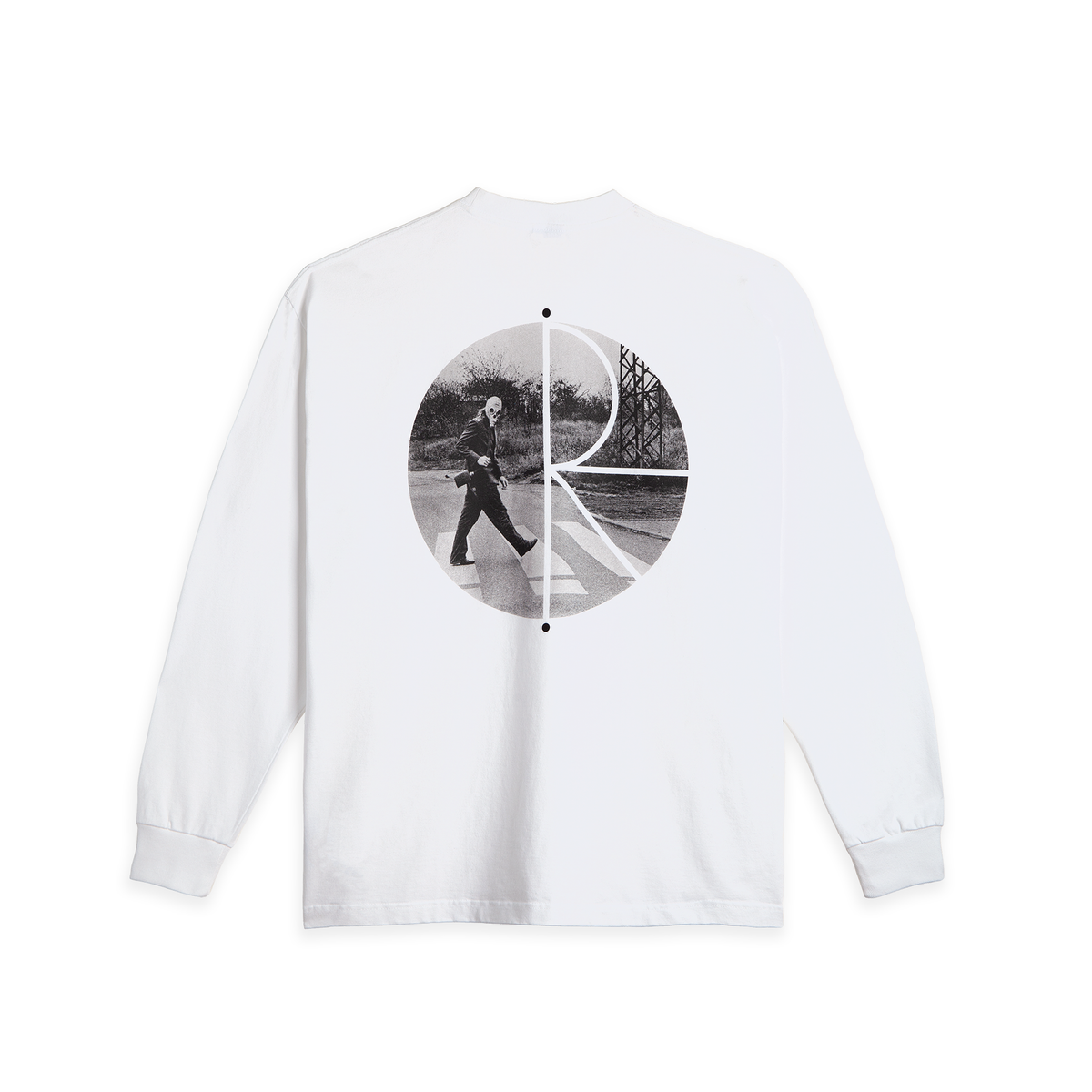 T-shirt Polar manica lunga bianco
