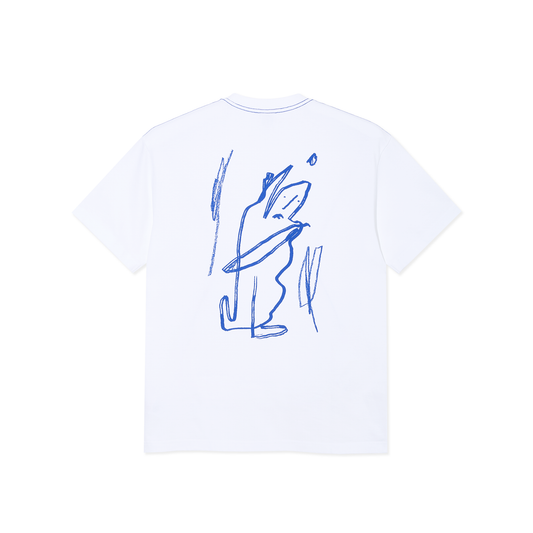 T-Shirt Doodle bianco