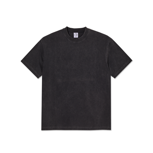 T-Shirt Stroke logo nero su nero
