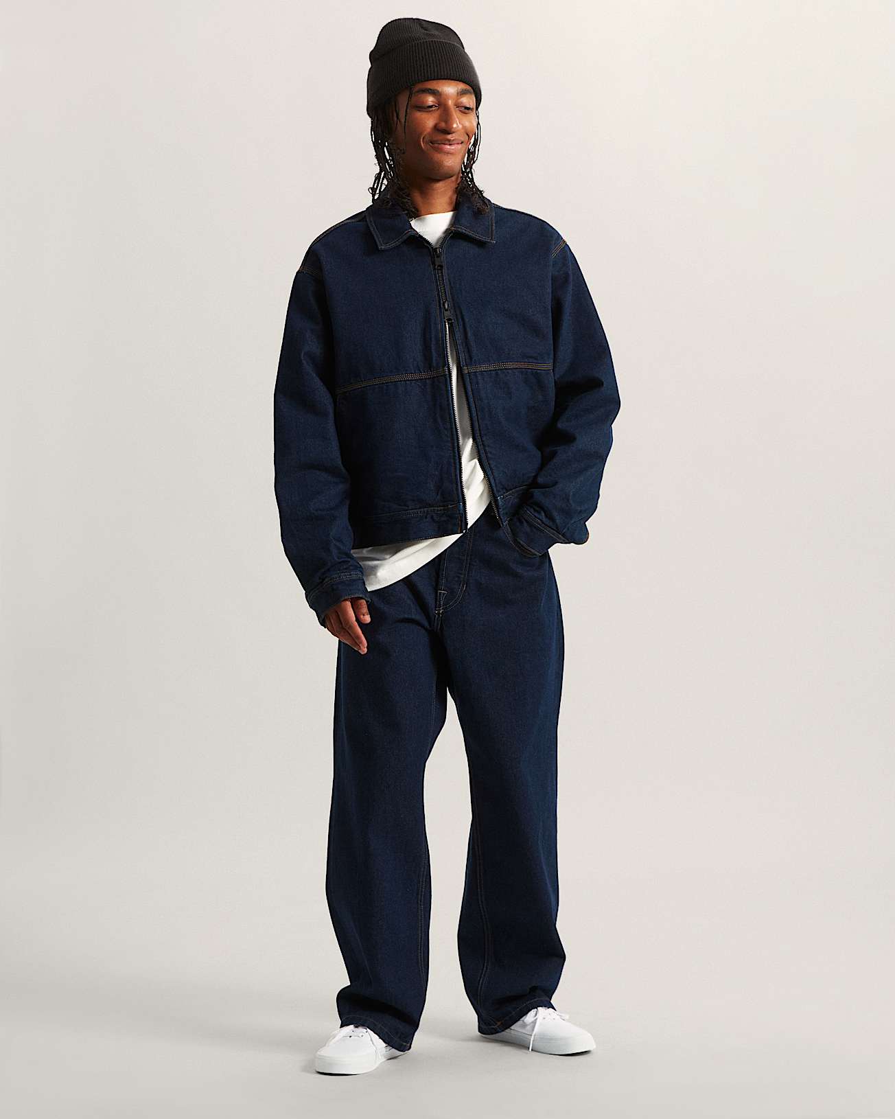 Jeans Check-5 denim scuro