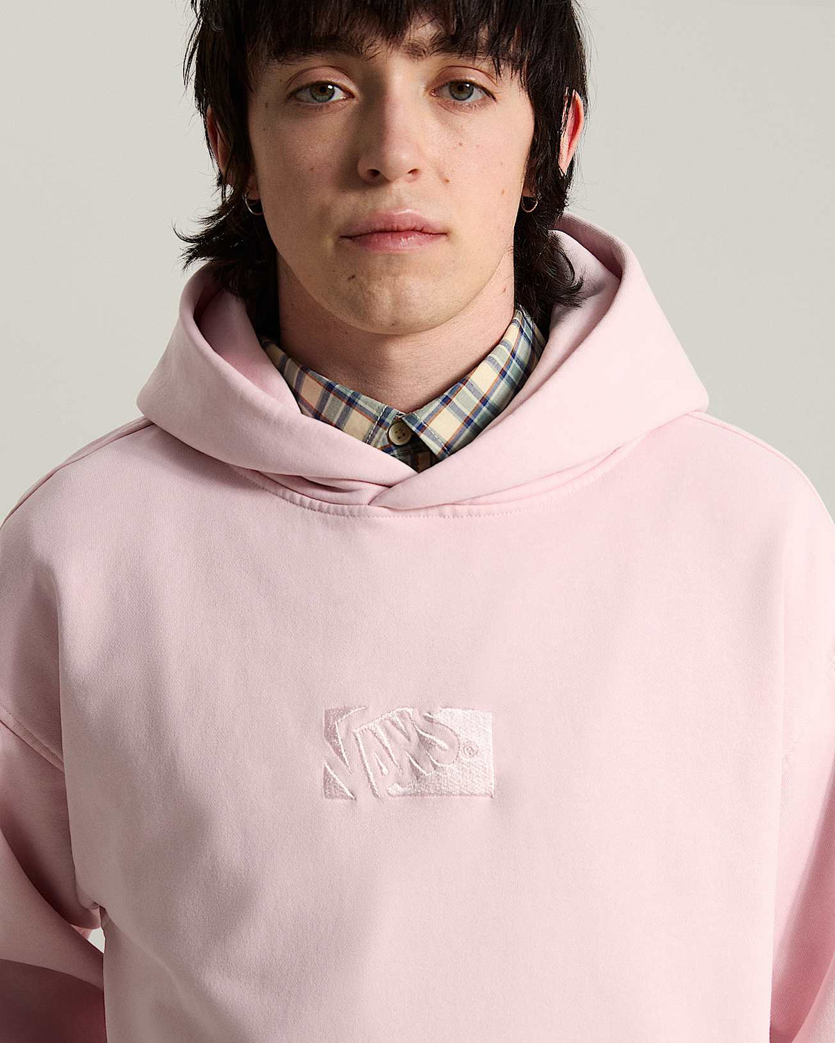 Felpa Vans premium con cappuccio rosa