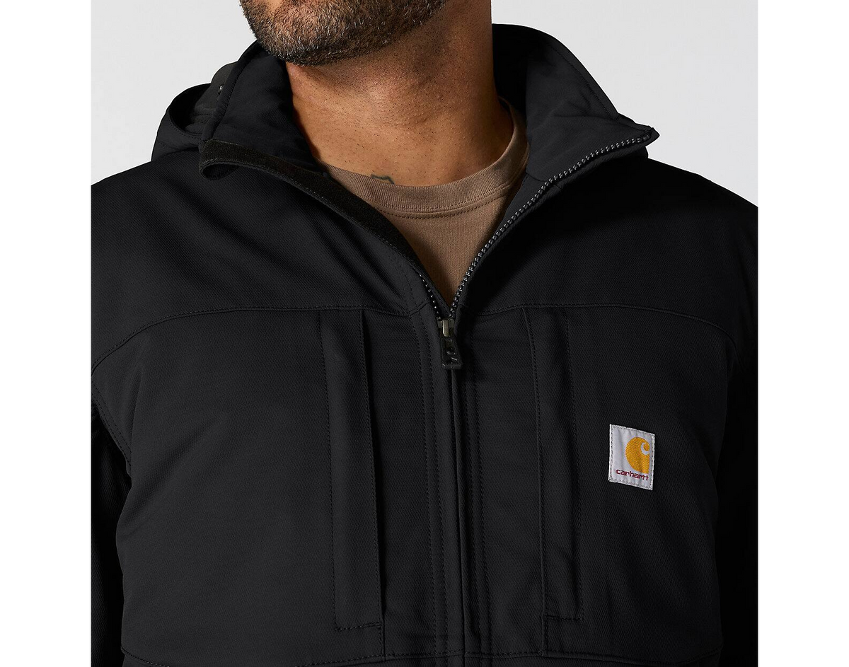 Giacca Camden con cappuccio nero
