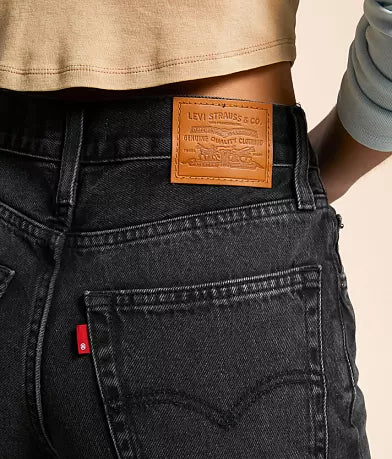 Jeans Baggy Dad denim nero