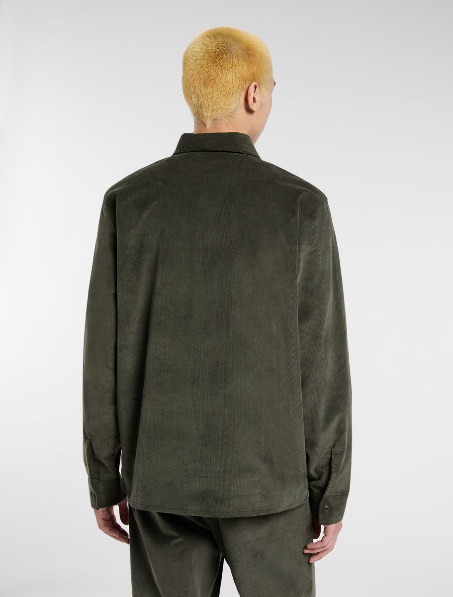 Camicia Corduroy verde