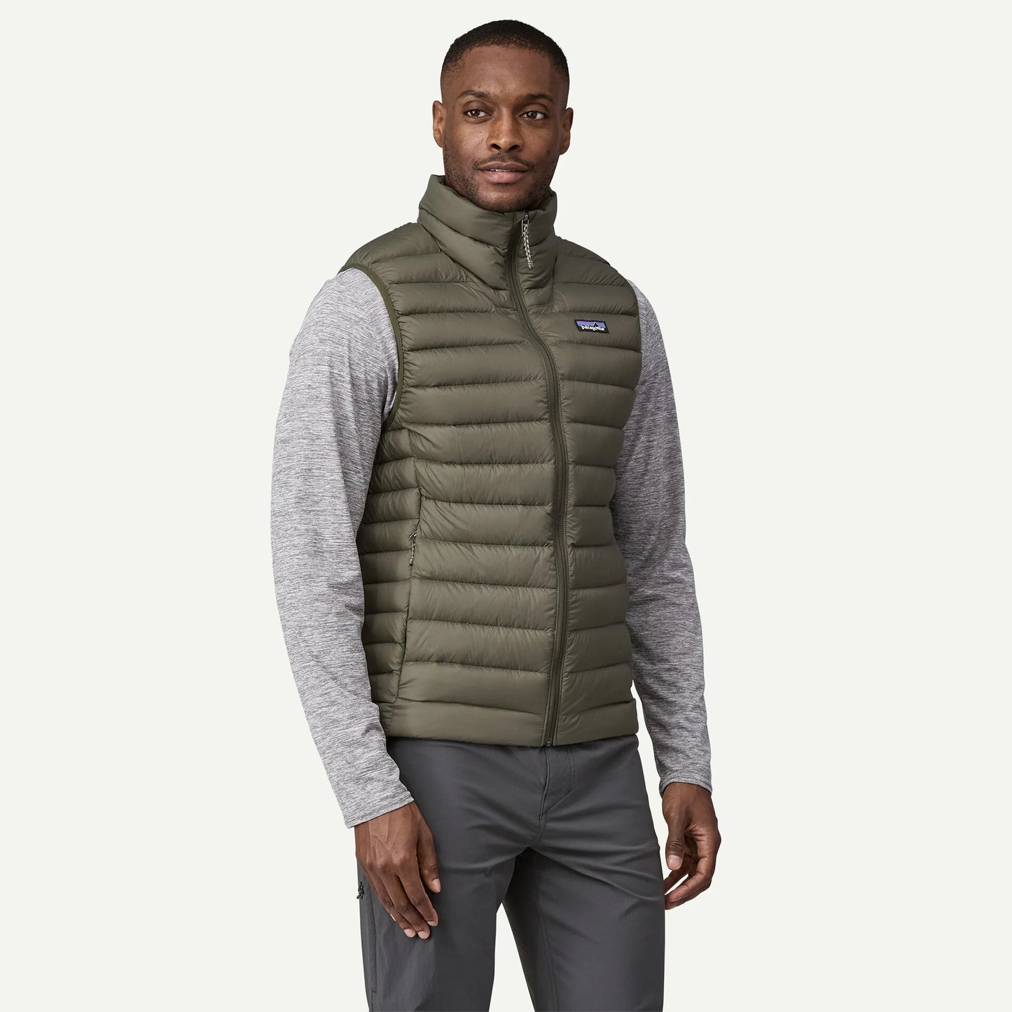 Gilet Down sweater verdone