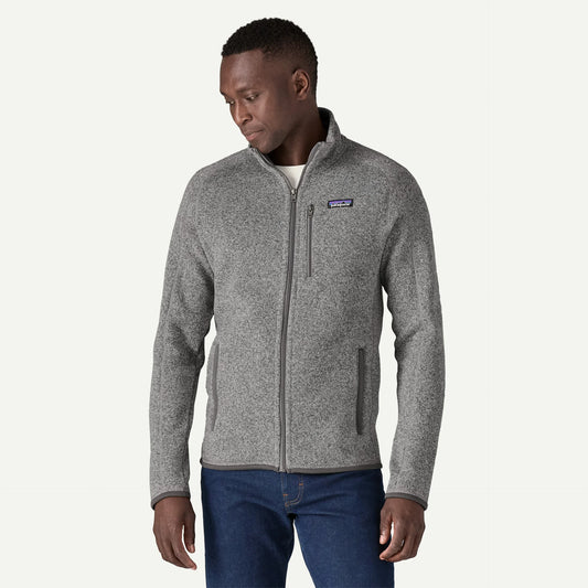 Giacca Better in pile full zip grigio