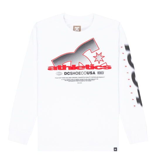 T-Shirt Slathletic manica lunga bianco - 8/16 ANNI