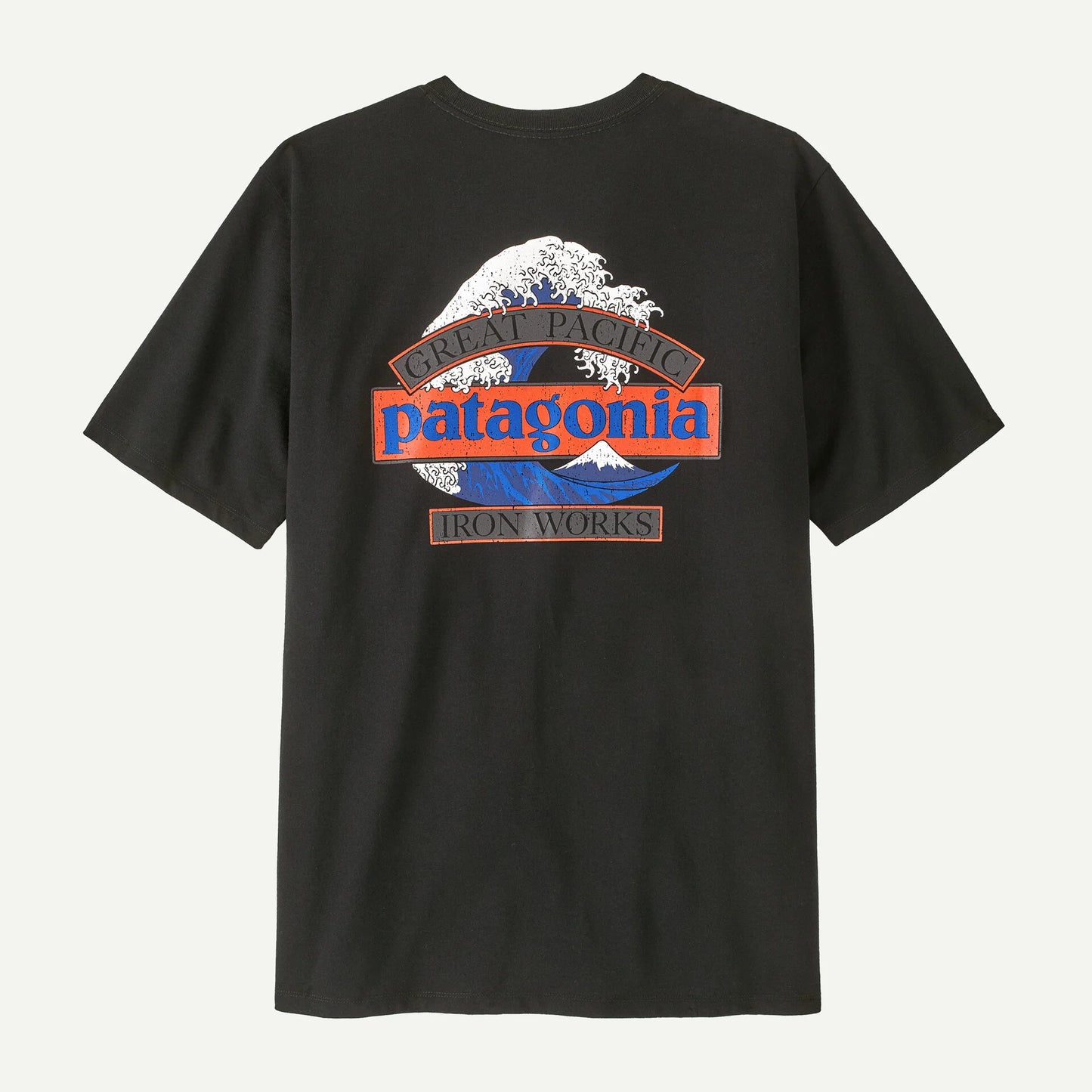 T-Shirt Great waves nero