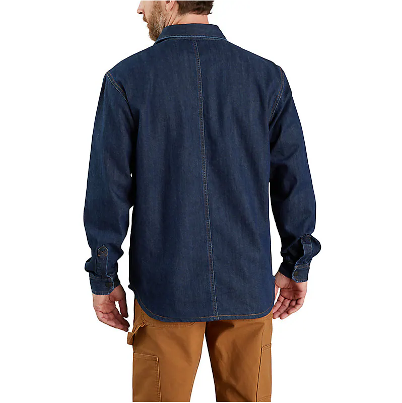 Giacca Relaxed fit in denim scuro