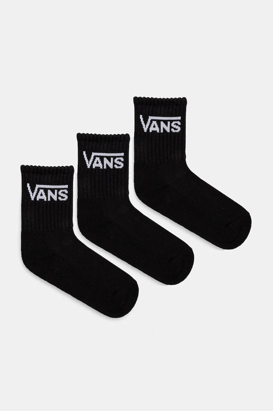Calze Vans crew nero da bambino - 3 paia