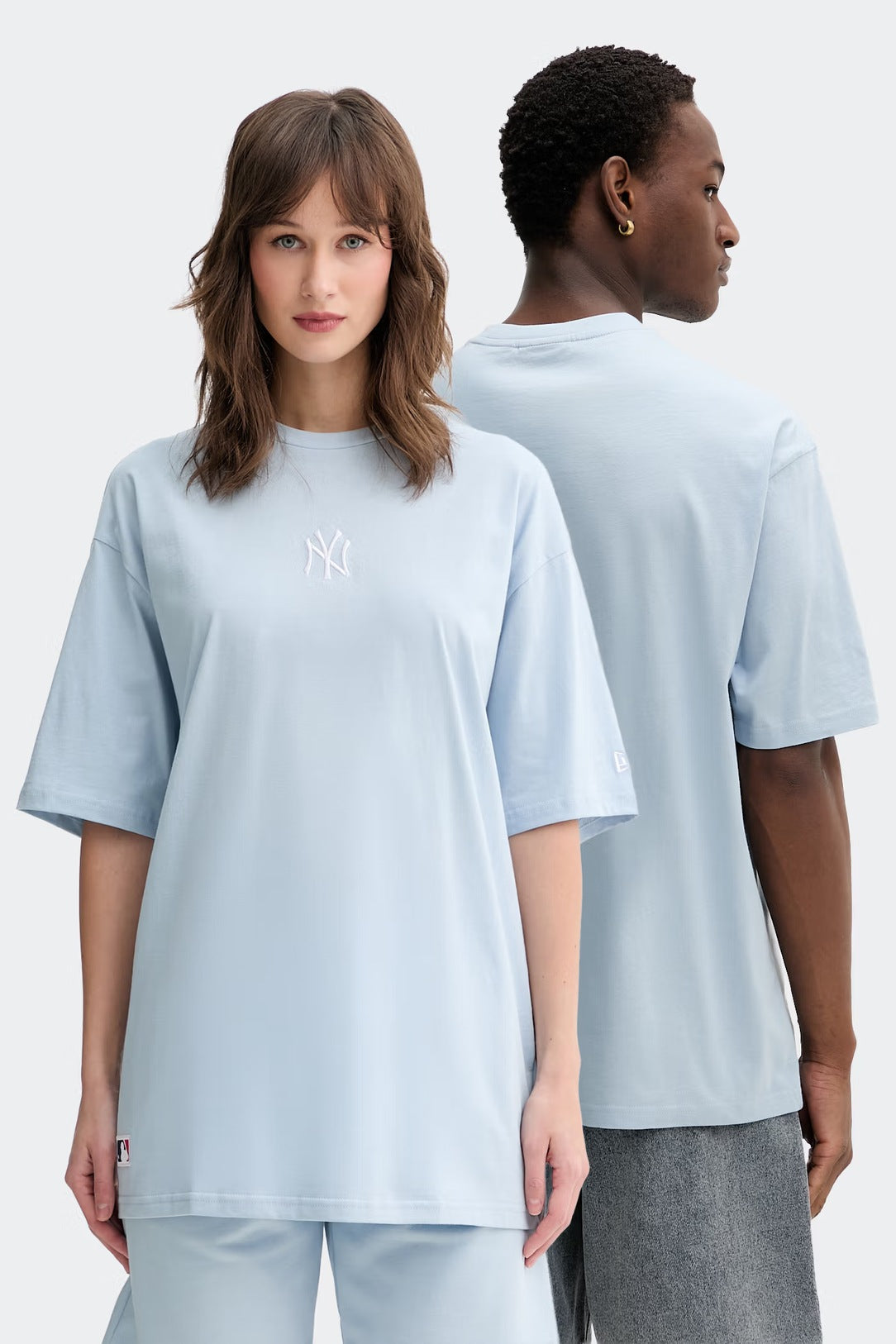 T-Shirt New Era celeste