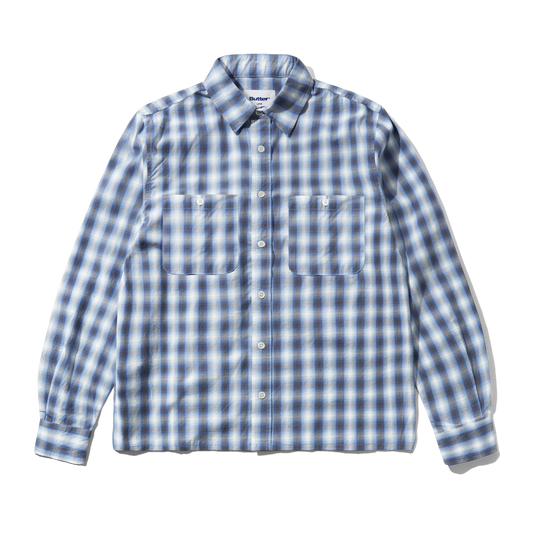 Camicia Shadowplaid blu