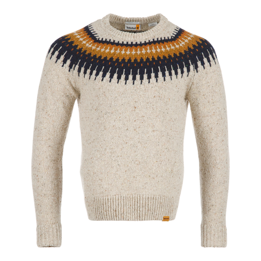 Maglione Fairisle ecru