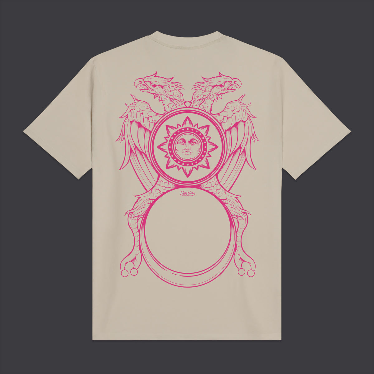 T-Shirt Asso di denari beige