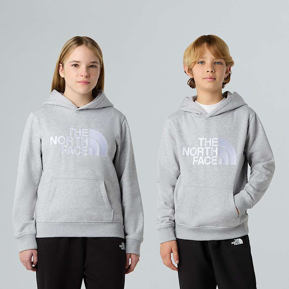 Felpa The north face con cappuccio grigio - 6/20 ANNI