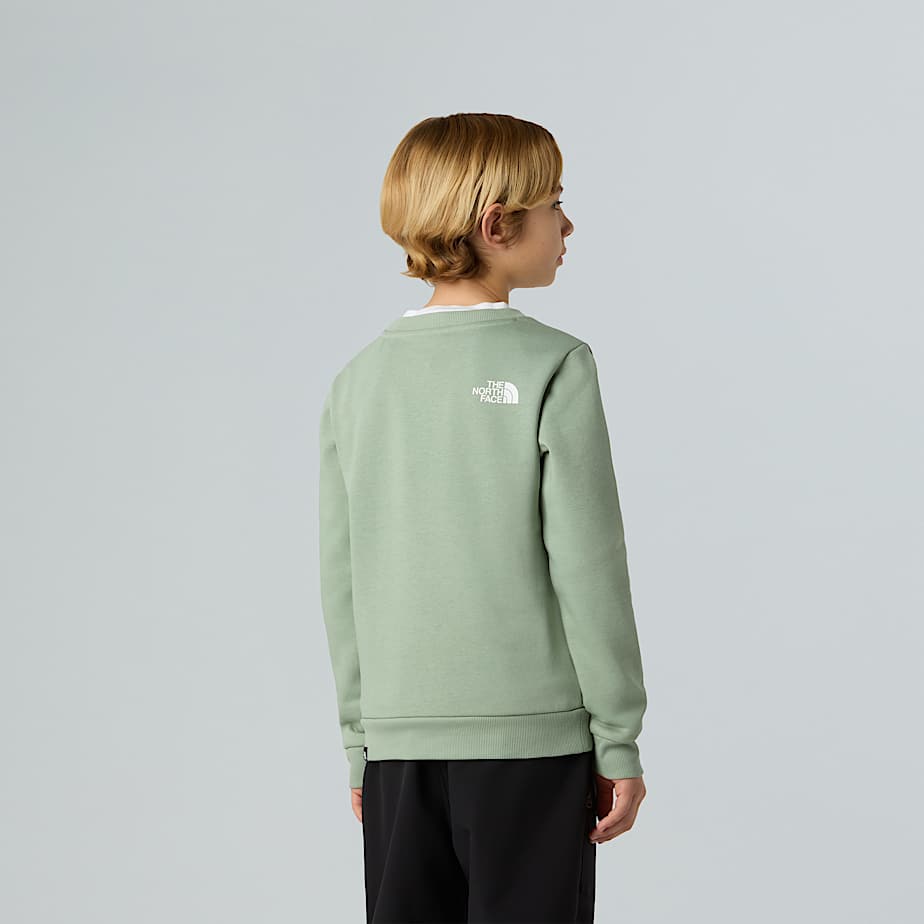 Felpa The north face girocollo verde - 6/20 ANNI