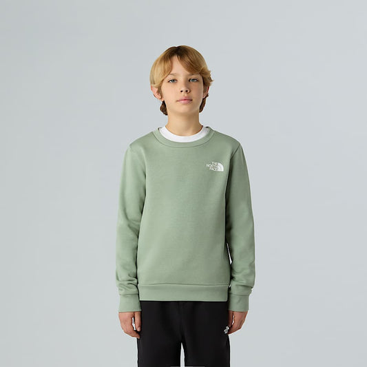 Felpa The north face girocollo verde - 6/20 ANNI