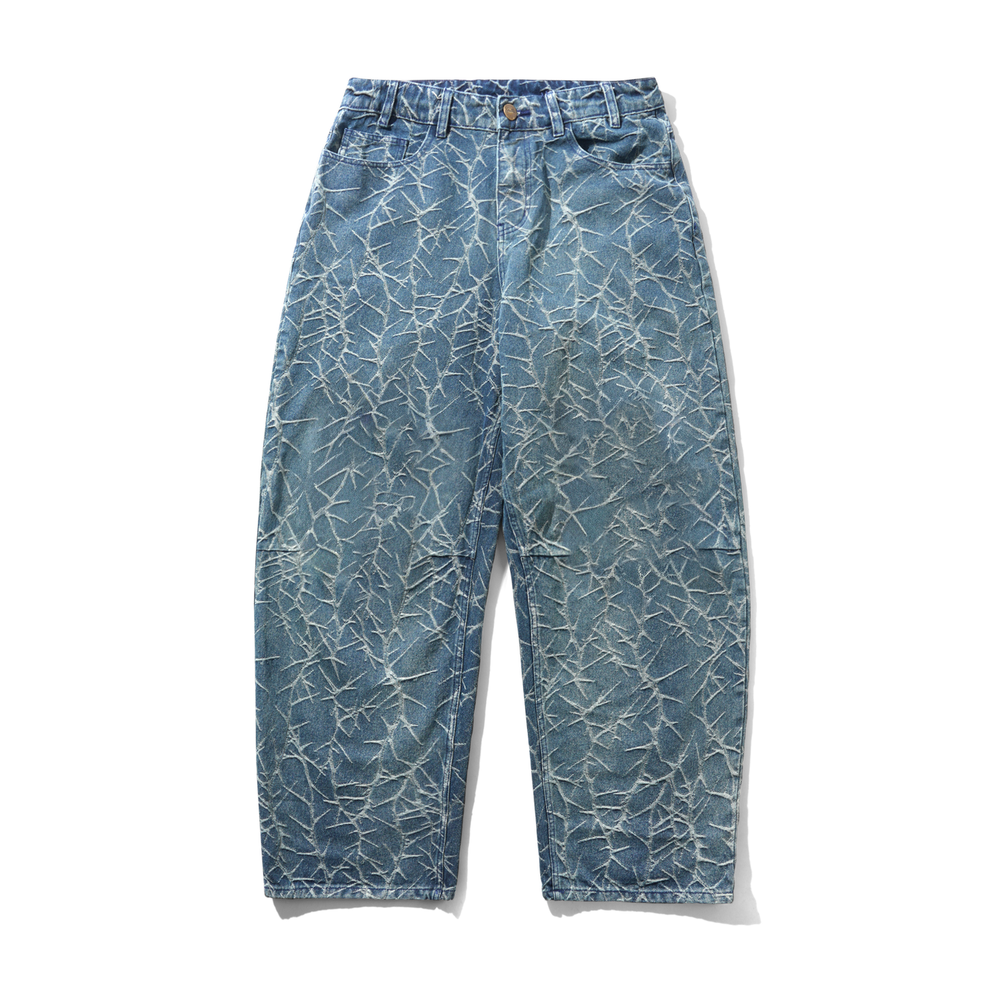 Jeans Thorn in denim blu/camo