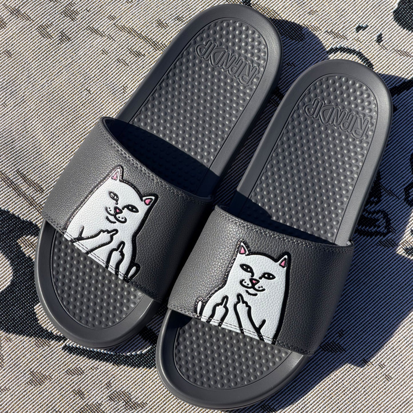 Ciabatta Ripndip grigio scuro