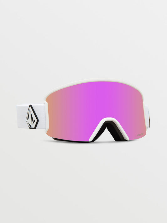 Maschera Garden Volcom rosa/bianco